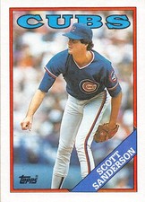 Scott Sanderson 1988 Topps 311  Chicago Cubs  Baseball Card