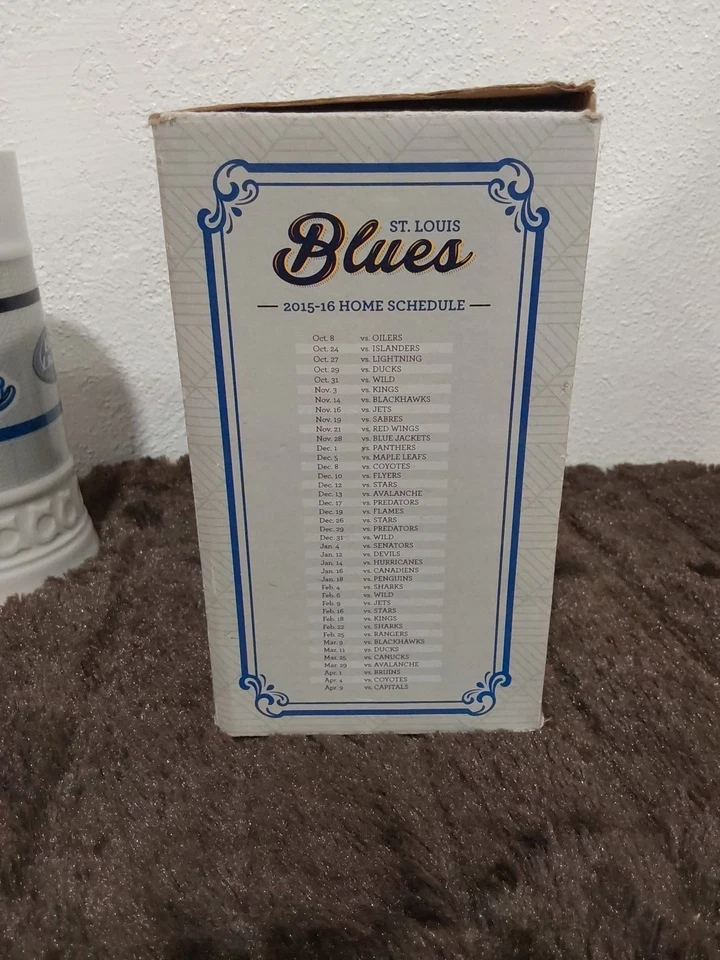 NHL ST LOUIS BLUES SGA GIVEAWAY BEER STEIN MUG W/ BOX - Image 4 of 4