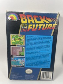 Back to the Future CIB NES Nintendo Complete w/ Manual + Poster - Authentic!