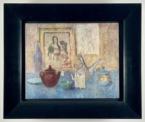 PIC- Collotype PICASSO 1st Edition FMG 1948 Crown Stamp Verso Parsonage - Picture 2 of 7