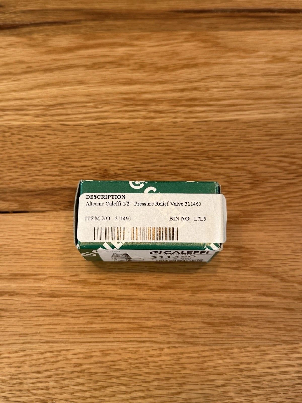 Altecnic Caleffi 311460 Pressure Relief Safety Valve 1/2" 6 Bar - Brand New 2