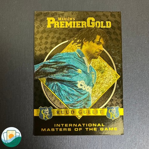 Merlin’s Premier Gold 1996-97 Trading Cards | Ruud Gullit | Insert | #M11 - Picture 1 of 2
