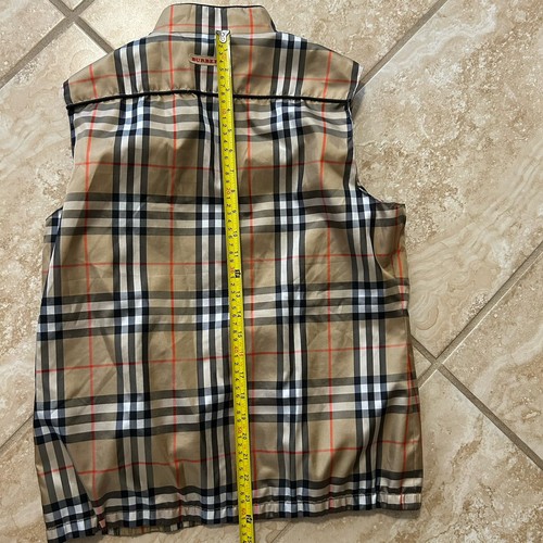 Giacca giubbotto donna Burberry Golf a quadri in raso/maglia taglia media - Foto 8 di 9