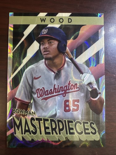 2022 Bowman's Best - Bowman Masterpieces James Wood #BM-12 Lava Refractor /50... - Picture 1 of 3