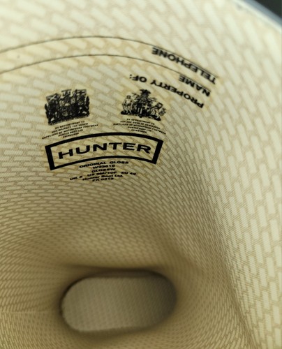 Hunter Damen Original 16" hoch glänzend Regenstiefel Größe 9M/10F. Beschreibung prüfen - Bild 11 von 17