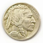 1924-D 5c Buffalo Nickel VF+ Very Fine Semi Key Date Denver Coin Rare Nice