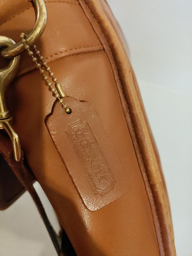 VINTAGE COACH AKTENTASCHE/BUSINESS SCHULTERTASCHE AUS GEGERBTEM RINDSLEDER - Bild 13 von 13