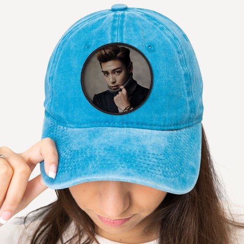 Parche T.O.P coser/planchar con borde bordado para sombreros, camisas - Imagen 3 de 10