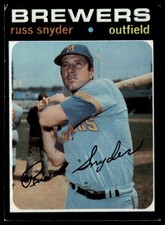 1971 Topps Set Break Russ Snyder #653 Vg Combine Shipping