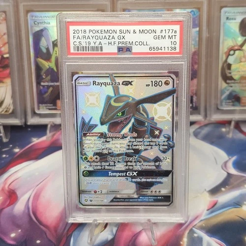 PSA 10 GEM MINT Rayquaza GX 177a / 168 Hidden Fates Shiny Vault Promo Pokemon