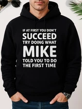 Fleece Hoodie, Warm and Durable  Seasonal, Classic Style, Random Print, Perfect