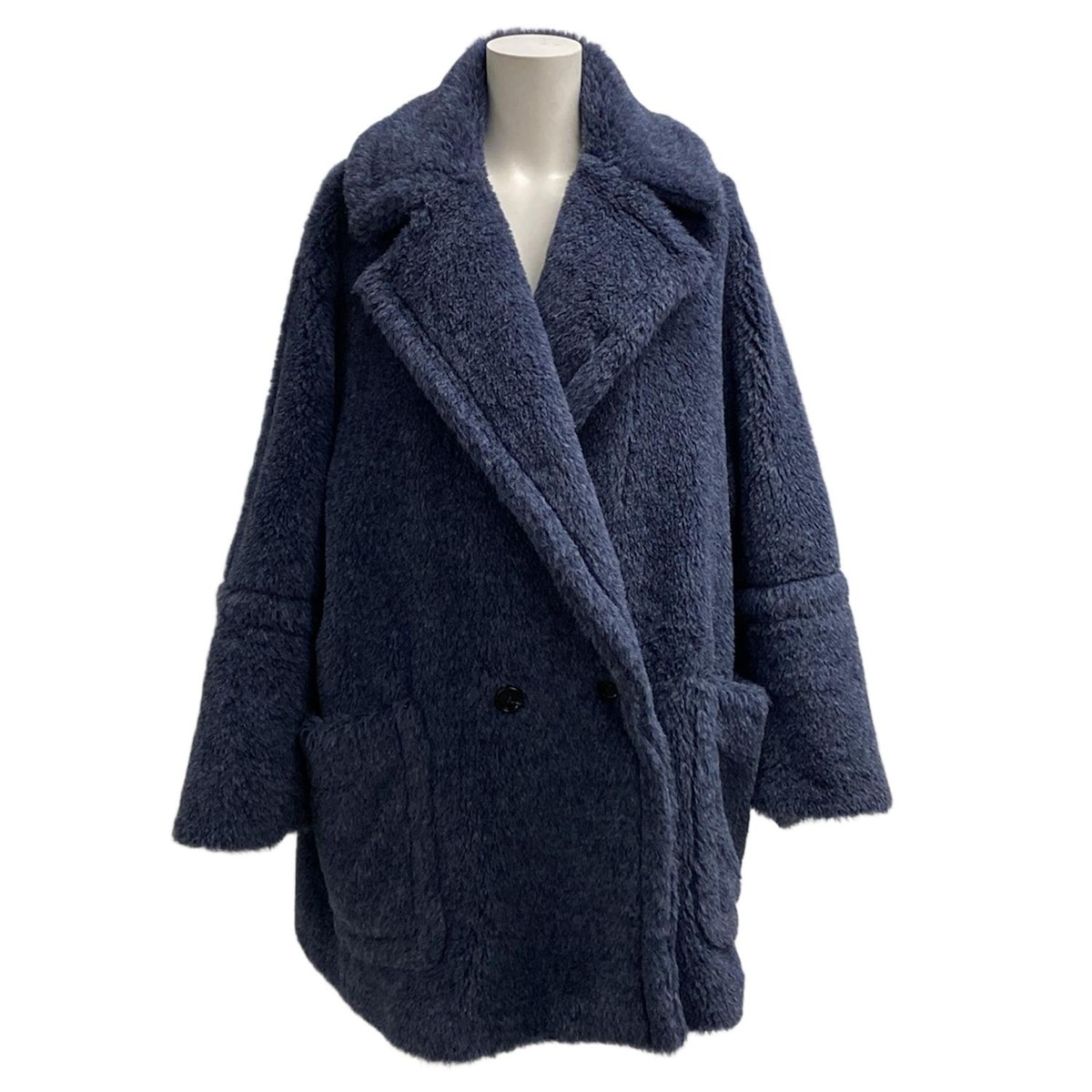 Auth Max Mara Teddy Bear,Ted Girl 24210161426 Blue Outer