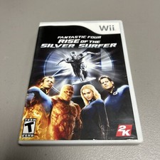 Fantastic Four RISE OF THE SILVER SURFER Nintendo Wii With Comic & Manual