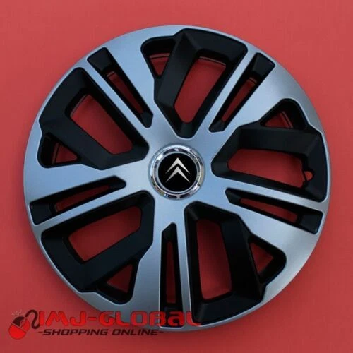 Copricerchi e anelli di centraggio per auto argento diametro 14"