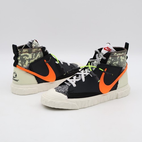 CZ3589-001 Nike Blazer Mid Readymade Black Vast Grey Volt Total Orange (Men's) - Picture 8 of 10