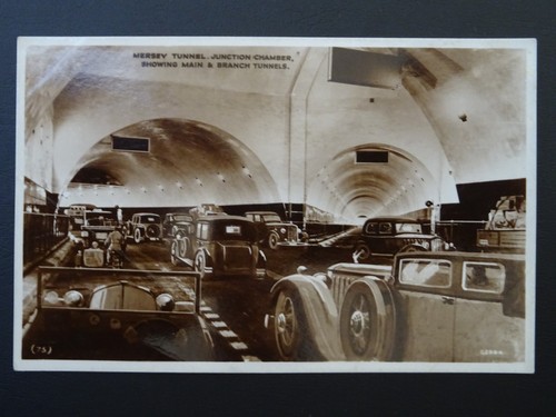 4 x Liverpool & Birkenhead MERSEY TUNNEL INNEN c1930/50er RP Postkarten - Bild 4 von 12