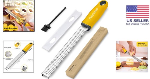 Grattugia e zester limone professionale in acciaio inox - Migliora il tuo stile di cottura - Foto 2 di 9