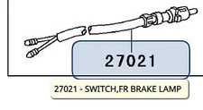 Kawasaki 1973-2001 Ke100 Km100 Brake Lamp Switch 27021-004