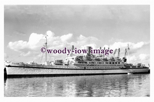 pu1108 - UK Troopship - Empire Fowey , gebaut 1928 ex Potsdam - Druck 6x4