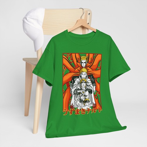 Naruto Shirt Uzumaki Anime Unisex Tee T-Shirt alle Größen Unisex Soft Ninja - Bild 38 von 80