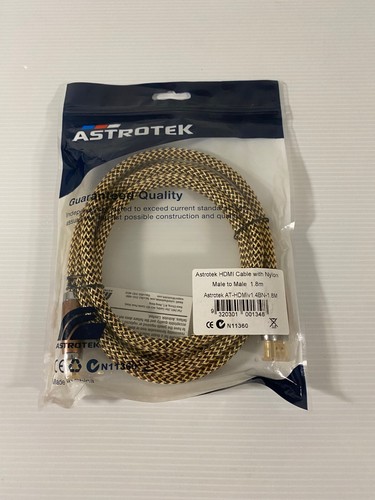 HDMI Cable 2m - Premium Nylon Male to Male 30AWG OD6.0mm Astrotek - 第 1/4 張圖片