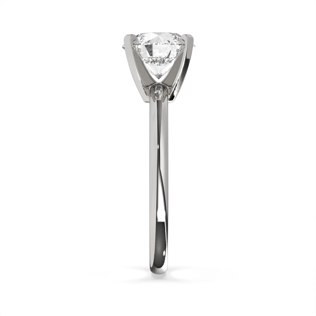 1.50ct vs g round cut solitaire igi certified diamond engagement ring lab grown image-3