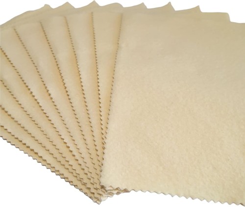10 Jewelry Polishing Cloths Medium Grit Non-toxic Double-sided Safe Clean - Picture 5 of 8