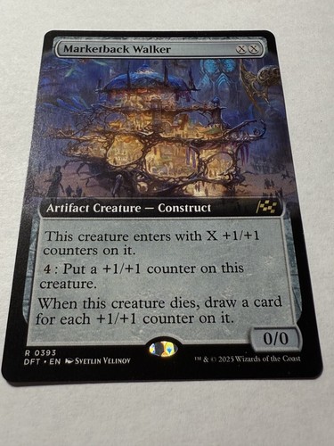 Marketback Walker (Borderless / Extended Art) Aetherdrift Regular - Picture 1 of 3