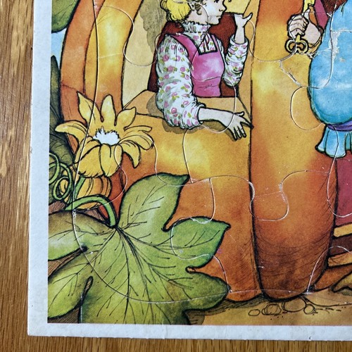 Whitman Frame Tray Puzzle Peter Peter Pumpkin Eater Fairytale 1981 4511D-32 - Picture 3 of 7