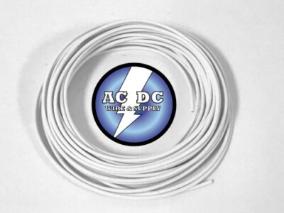 AUTOMOTIVE WIRE 20 AWG HIGH TEMP TXL WIRE WHITE 50 FT COIL