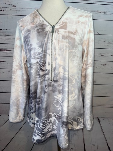 Soft Surrondings Blouse Corrina Large Shirt whimsigoth Tunic 2BR47 Velour goth - Picture 6 of 9