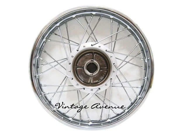 *NUEVO* LLANTA DELANTERA TRASERA HONDA ST90 K0/K1/K2 1973-1975 + BUJE + RADIOS [F12S+R11S] Foto 4 de 4