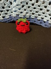 Handmade Crochet Fidget Frog Strawberry Only One Frog Per Order