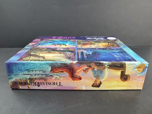 Thomas Kinkade 4 Disney Puzzles 500 Piece Mickey Lion King Cinderella Mermaid - Picture 7 of 8