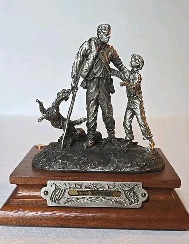 Chilmark Zinn Bürgerkrieg Skulptur, Vaters Rückkehr von Frances Barnum, Lmtd Ed 