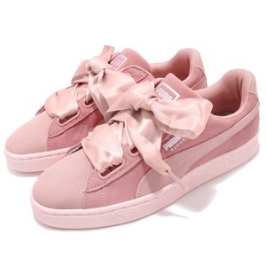 Puma Suede Heart Pebble Wns Peach Beige Pink Bow Women Shoes Sneakers 365210 01 Puma Suede Heart Pebble Wns Peach Beige Pink Bow Women Shoes Sneakers 365210 01