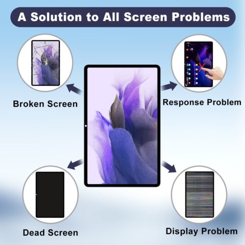 Per Samsung Galaxy Tab S7 FE SM-T730 T733 T735 T736 display LCD digitalizzatore schermo - Foto 7 di 8