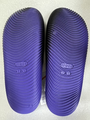 Taco Bell Crocs Unisex Toboganes Suaves Ultravioleta, Para Hombre Talla 8 / Para Mujer 10 Nuevo - Imagen 7 de 8