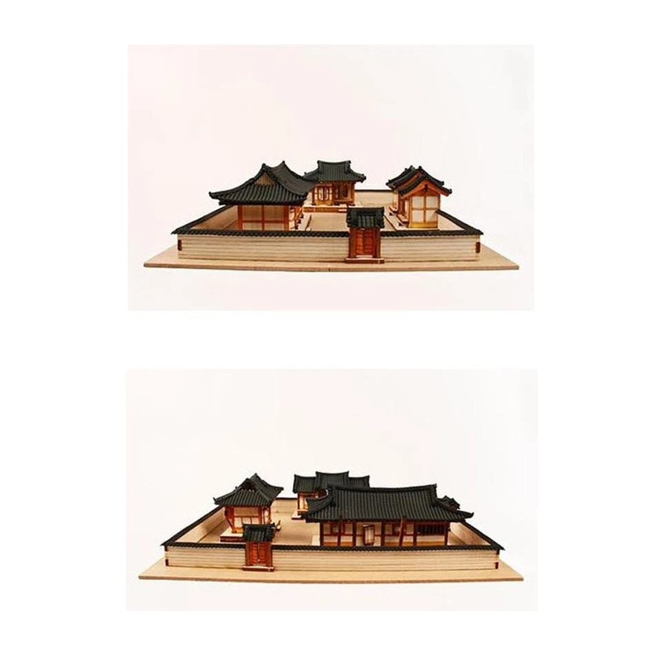 Youngmodeler Hanok Wooden Model Kit Wood Craft Kits Korean Traditional House - Image 3 of 4