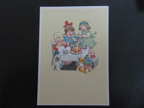 AK Kinder am Geburtstagstisch-1959