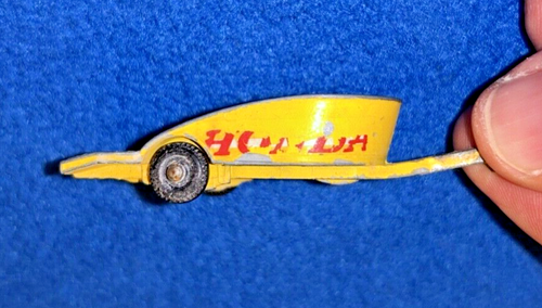 Matchbox Rimorchio Moto Honda 1968-1969 Giallo Made in England n. 38 - Foto 7 di 12