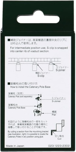 Kato 23-017-1 Piers 50mm 5pcs - N - Photo 3/3