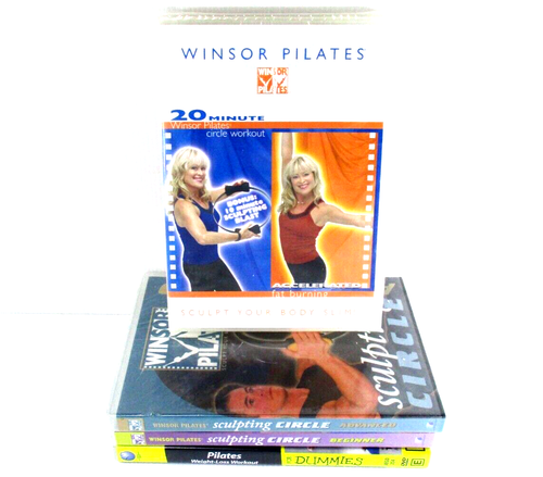Pilates For Dummies + Winsor Pilates x3 DVDs Brand New Sealed E PAL ALL - Picture 5 of 8