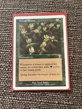 1x Vernal Bloom 7th Edition Seventh MTG Great Condition