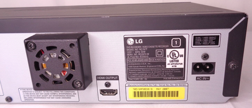 LG RC797T DVD Recorder Video Cassette Recorder VCR Combo with HDTV Tuner - READ - Picture 12 of 15