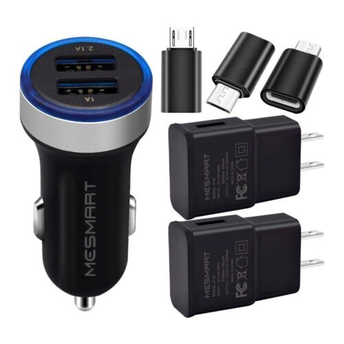2USB Port Super Fast Car Charger Wall Charger Adapter for iPhone Samsung Android - Picture 32 of 38