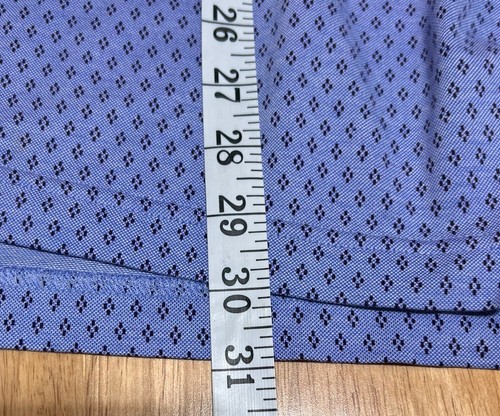 Hart Schaffner Marx Geometric Polo Golf Shirt Size L NWOT - Picture 4 of 9