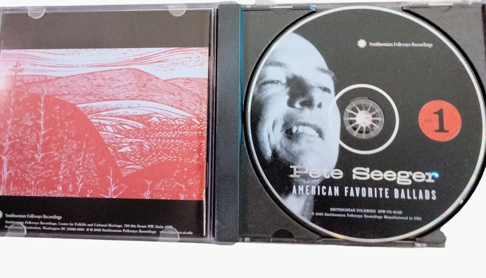 Pete Seeger American Favorite Ballads Vol 1 Folk Music CD Foto 2 de 4