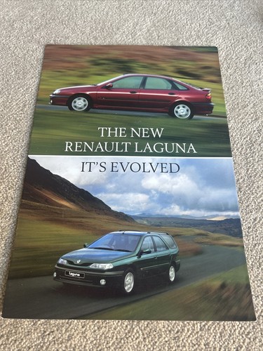 Die Renault Laguna Modelle Original Auto Verkaufsprospekt Sammlerstück