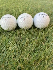 NM/Mint Condition- Taylormade Assorted Mixed Used Golf Balls - 1 Dozen